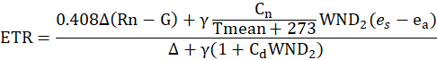 Penman-Monteith Method